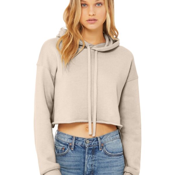 Bella + Canvas Women's Sponge Fleece Cropped Fleece Hoodie BC7502 Women's Sponge Fleece Cropped Fleece Hoodie Thumbnail