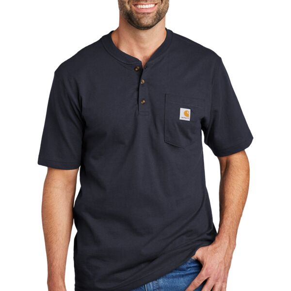 Carhartt Short Sleeve Henley T Shirt CTK84 Short Sleeve Henley T Shirt Thumbnail