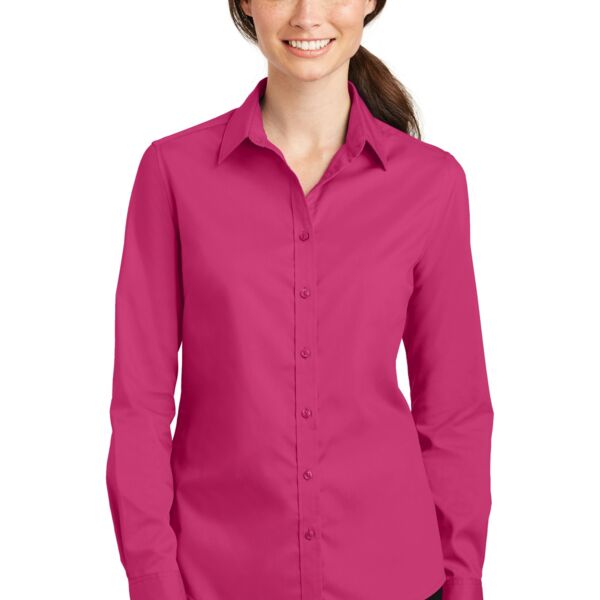 Port Authority Ladies SuperPro  Twill Shirt L663 Ladies SuperPro  Twill Shirt Thumbnail