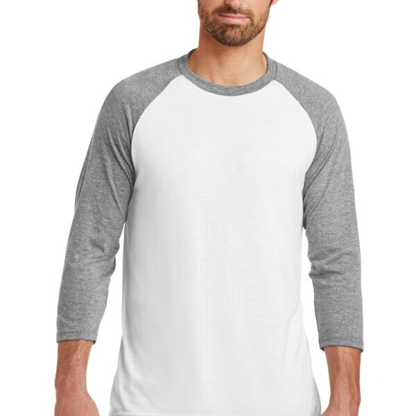District Perfect Tri ® 3/4 Sleeve Raglan DM136 Perfect Tri ® 3/4 Sleeve Raglan Thumbnail